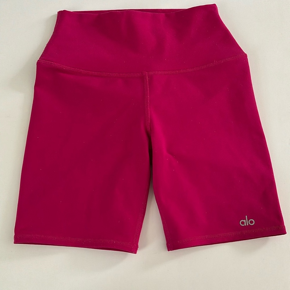 Pink Alo Biker shorts